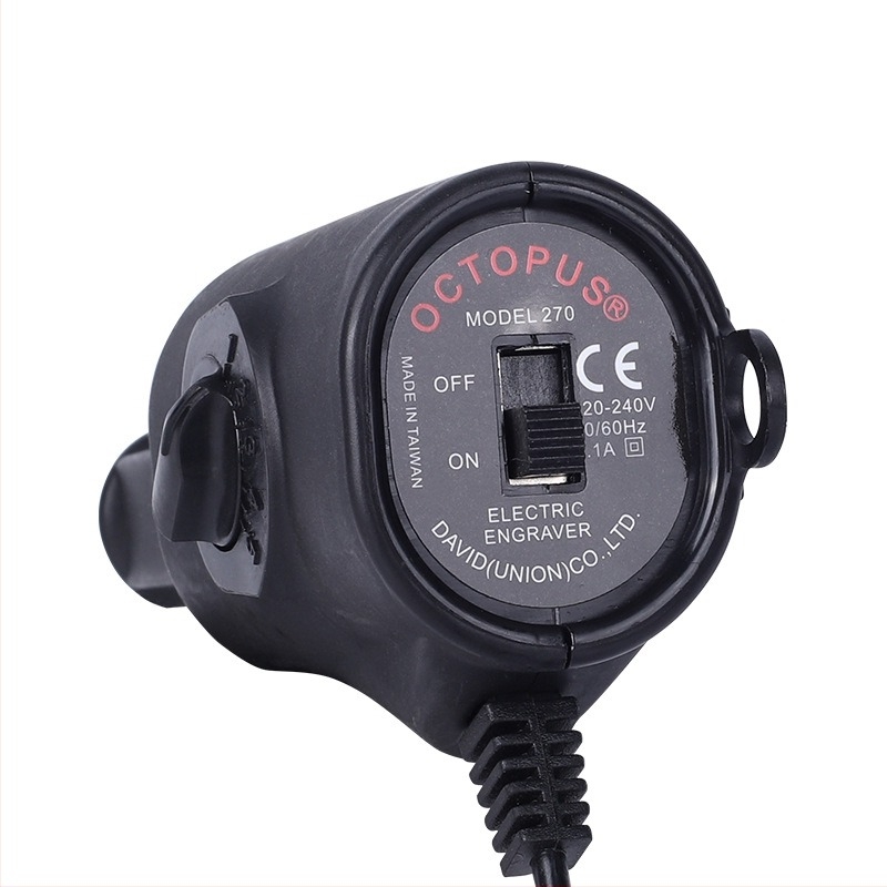 CNSTZBC Elektromos gravíró toll DIY kézi gravírozáshoz – csatlakozó táp, 110–220V