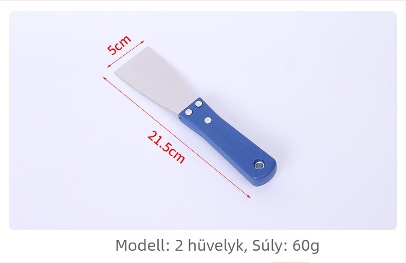 Glettkés rozsdamentes acél pengével és rozsdamentes acél nyéllel, Meng Chunlei, falakhoz és gletteléshez