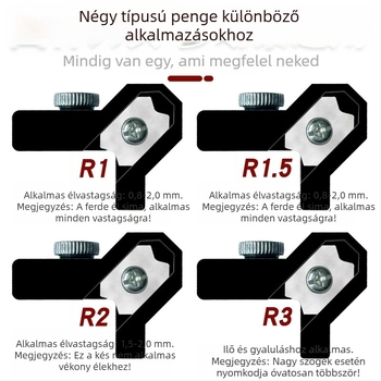 Bodu ívelt élű vágókés faanyaghoz - kézi vágóeszköz, él- és szélező eszköz