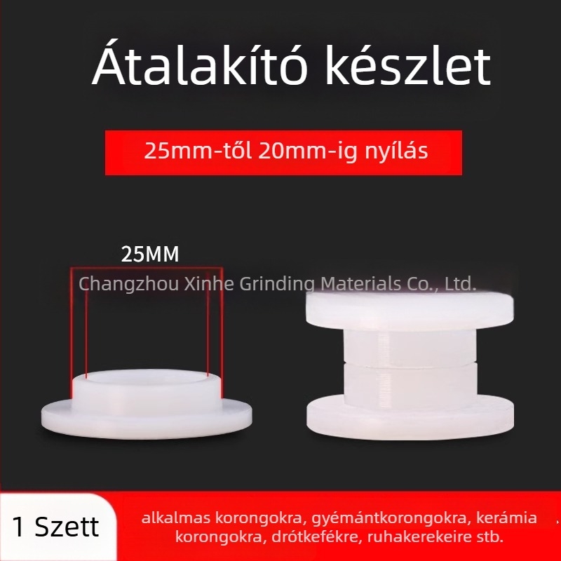 Fúróadapter gyémánt belső furattal, redukáló hüvely és nyílás alátét