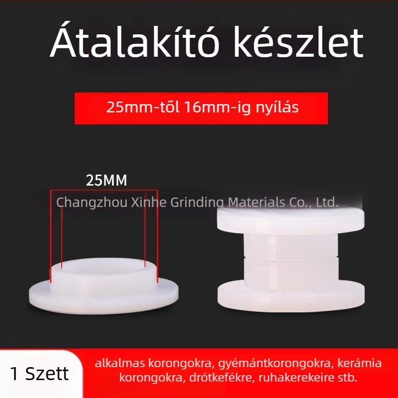 Fúróadapter gyémánt belső furattal, redukáló hüvely és nyílás alátét