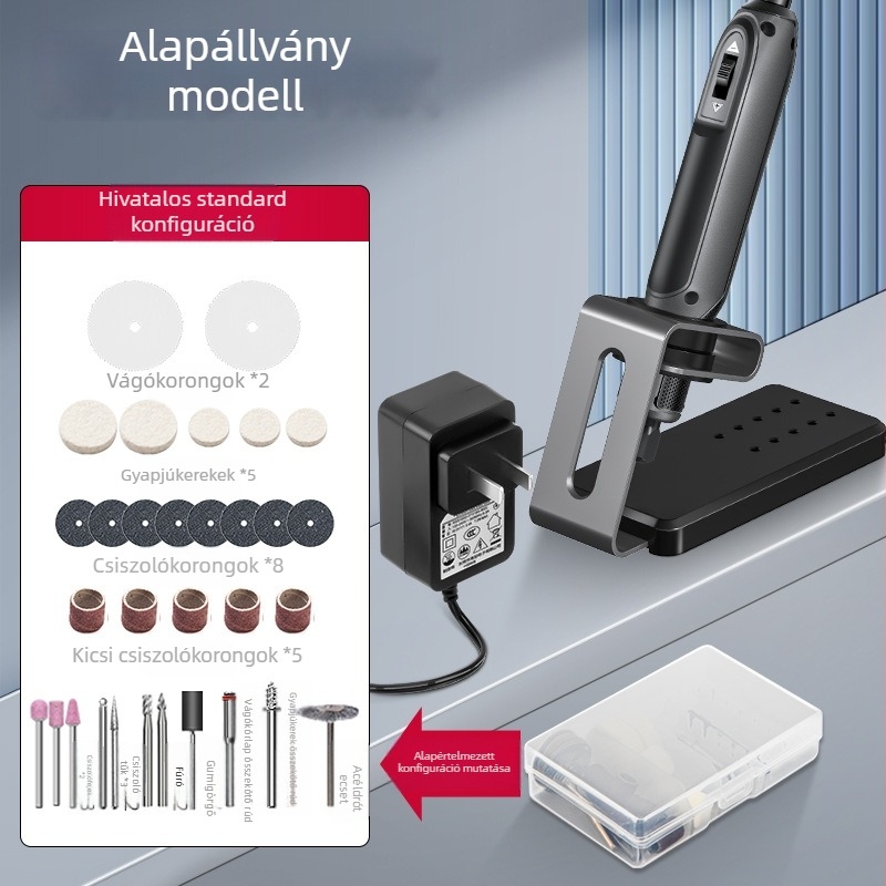 Deli elektromos csiszoló – kézi eszköz faragáshoz fához és jade-hoz, hálózati tápellátás, 110-240V, 1,5 m kábel, 0,2 kg