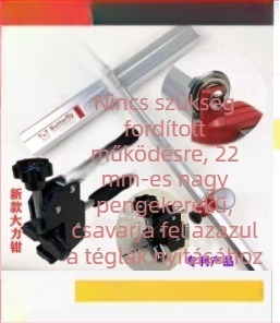 BALO Ordinary glass knife — csempevágó nagy kerékkel és T-alakú pengével, csempeket, üveget és padlóburkolatokat vágó; csempe választó fogók