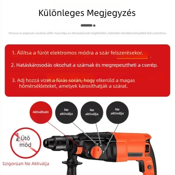 Csempéhez való fúró bit wolfrám ötvözet, négyélű, kerek fogantyúval, háromszög alakú hegylal, ütő-fúráshoz kompatibilis