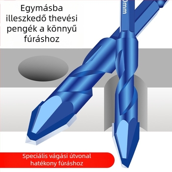 Excentrikus száraz fúróbit wolfrám-ötvözetből kerámia burkolatokhoz, üveghez, betonhoz és fémhez – lyuknyitó, Su Jin Tools