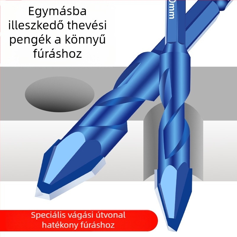 Excentrikus száraz fúróbit wolfrám-ötvözetből kerámia burkolatokhoz, üveghez, betonhoz és fémhez – lyuknyitó, Su Jin Tools