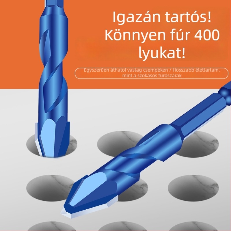 Excentrikus száraz fúróbit wolfrám-ötvözetből kerámia burkolatokhoz, üveghez, betonhoz és fémhez – lyuknyitó, Su Jin Tools