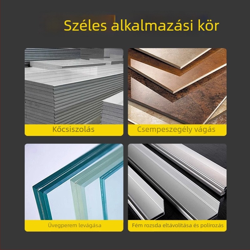 Gyémánt kézi polírozó korong kerámia csempék élének véglegesítéséhez, szemcse 60/100/200/400, elektrolitikus felületkezelés, kötés fémötvözet
