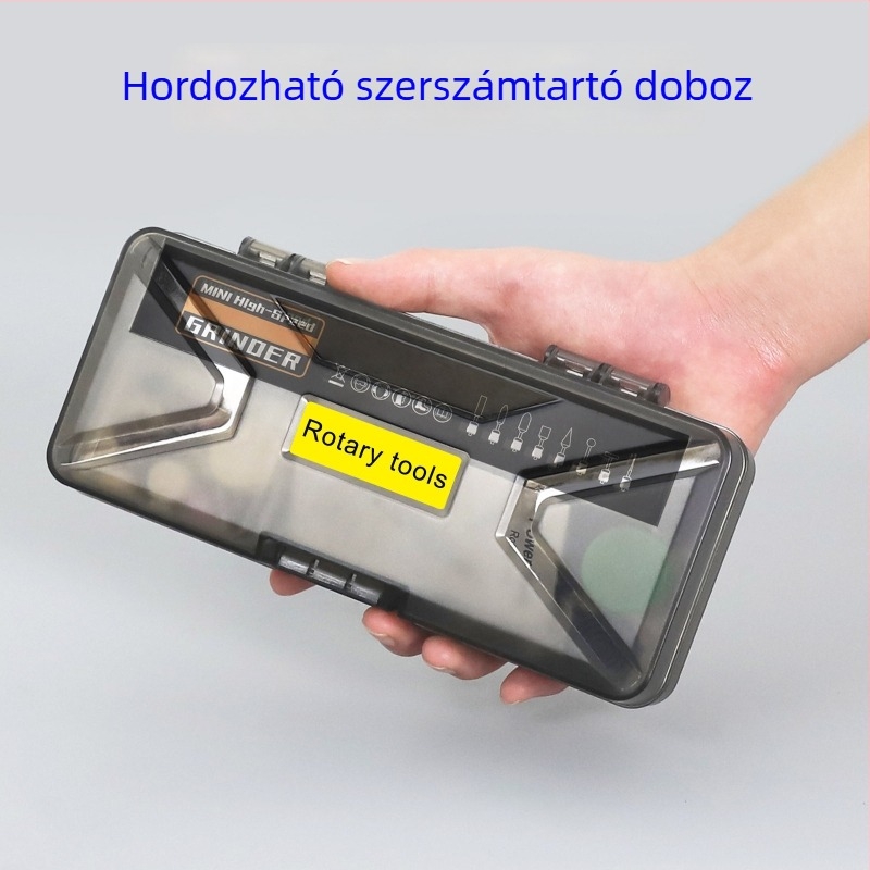 Elektromos csiszoló toll – hordozható kézi többszörös használatú eszköz gravírozáshoz, polírozáshoz, vágáshoz és fúráshoz; újratölthető lítium-ion akkumulátor, 3.7–5V, öt fokozatú sebességszabályozás, USB adatkábel, tömeg 0.45 kg