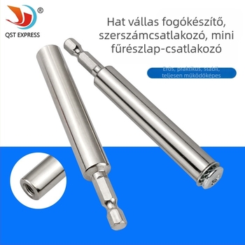 Fűrészlap-hosszabbító rúd hatszögű markolattal — mini fűrészlap összekötő rúd, Márka QST EXPRESS, Anyag Purple sandalwood