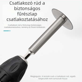 Fűrészlap-hosszabbító rúd hatszögű markolattal — mini fűrészlap összekötő rúd, Márka QST EXPRESS, Anyag Purple sandalwood