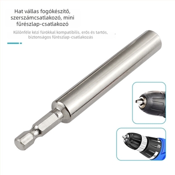 Fűrészlap-hosszabbító rúd hatszögű markolattal — mini fűrészlap összekötő rúd, Márka QST EXPRESS, Anyag Purple sandalwood