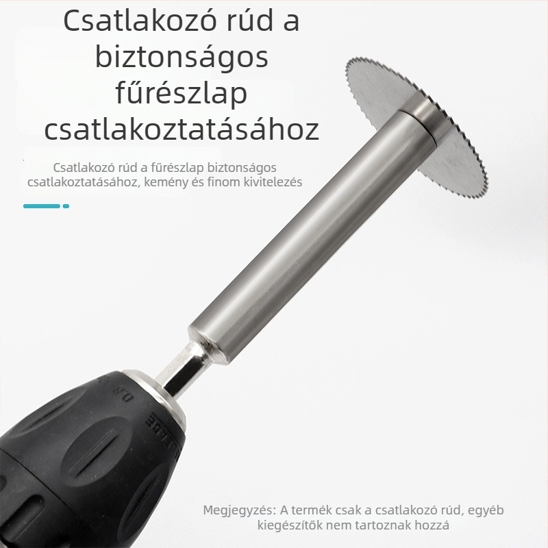 Fűrészlap-hosszabbító rúd hatszögű markolattal — mini fűrészlap összekötő rúd, Márka QST EXPRESS, Anyag Purple sandalwood
