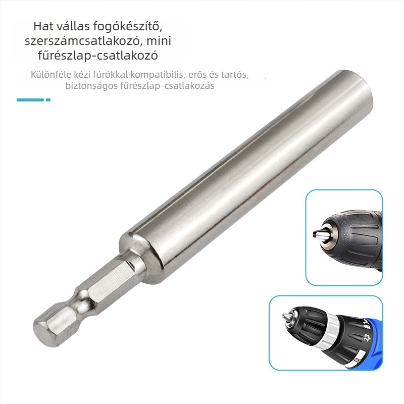 Fűrészlap-hosszabbító rúd hatszögű markolattal — mini fűrészlap összekötő rúd, Márka QST EXPRESS, Anyag Purple sandalwood