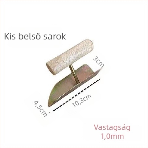 Loud fal sarok vakoló eszköz, Scimitar típus, dekoratív sarkokhoz az építészetben