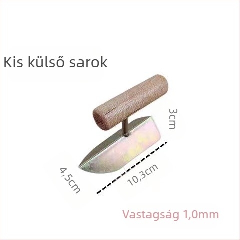 Loud fal sarok vakoló eszköz, Scimitar típus, dekoratív sarkokhoz az építészetben