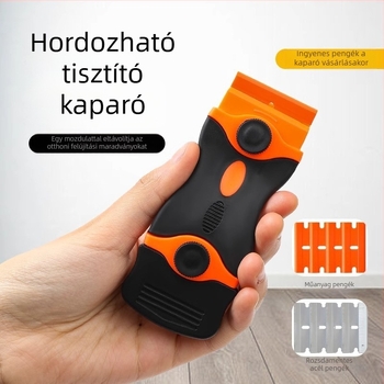 Többcélú műanyag spatula ragasztó eltávolítására, üveg-silíkon tisztítására és padlókaparóra | Márka: Neck strength