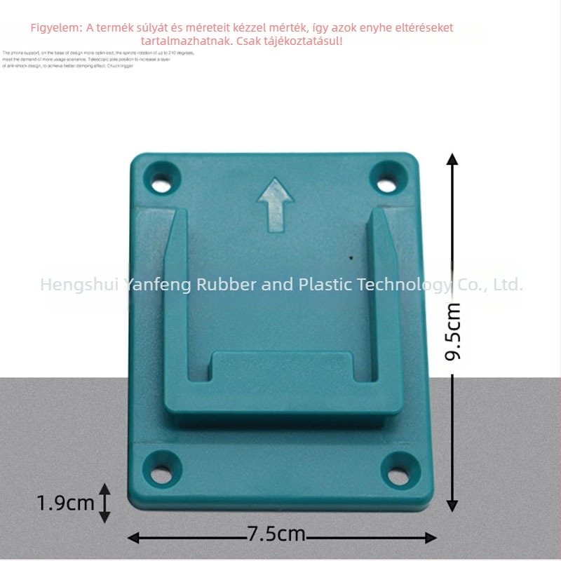 Szerszám tartó és fix alapú tároló 14.4V/18V Li-ion eszközökhöz (Makita, Bosch) ABS