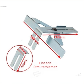 Makita 3703/3701-kompatibil lineáris vezető – vas alkatrészek trimming géphez