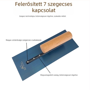 Glettvas falak gletteléséhez, acél penge, modell Putty scraper