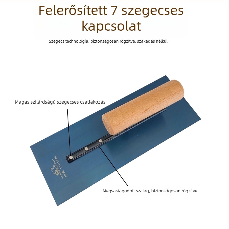 Glettvas falak gletteléséhez, acél penge, modell Putty scraper
