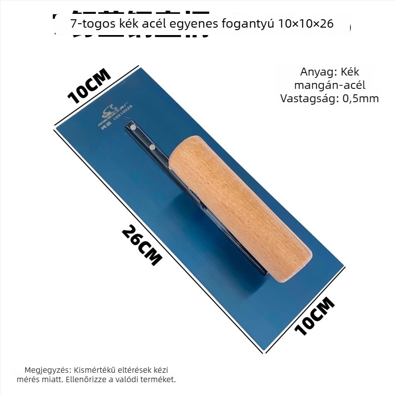 Glettvas falak gletteléséhez, acél penge, modell Putty scraper