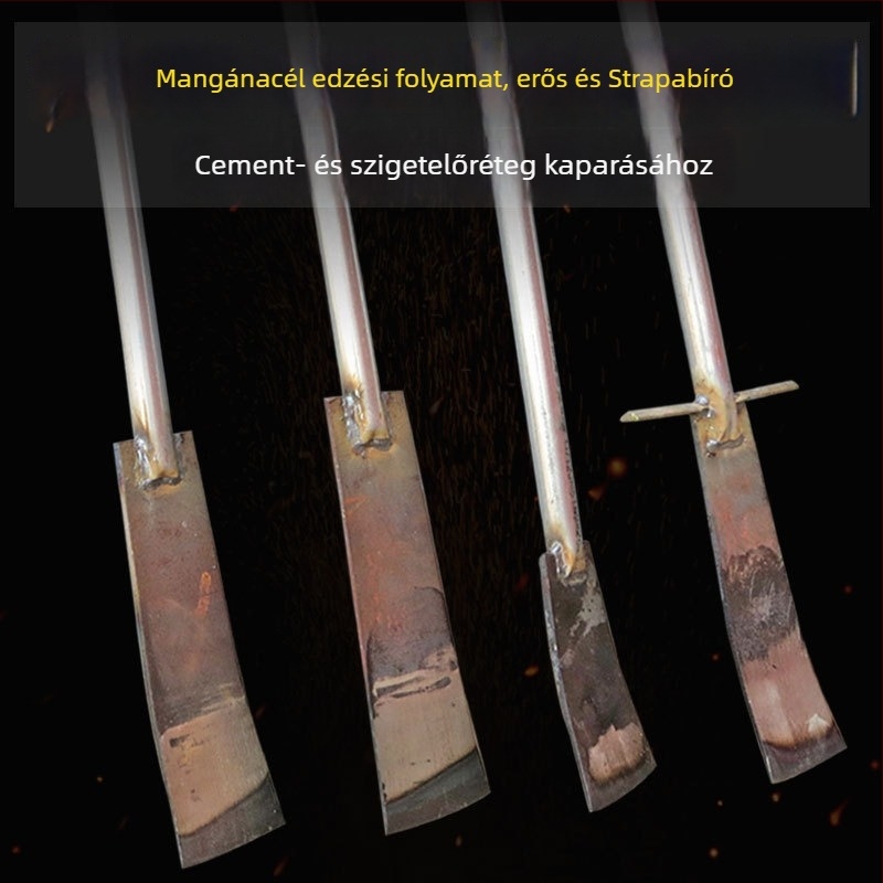 betonlapát mangánacél pengével és acél nyéllel, Extra Heavy +1 sorozat