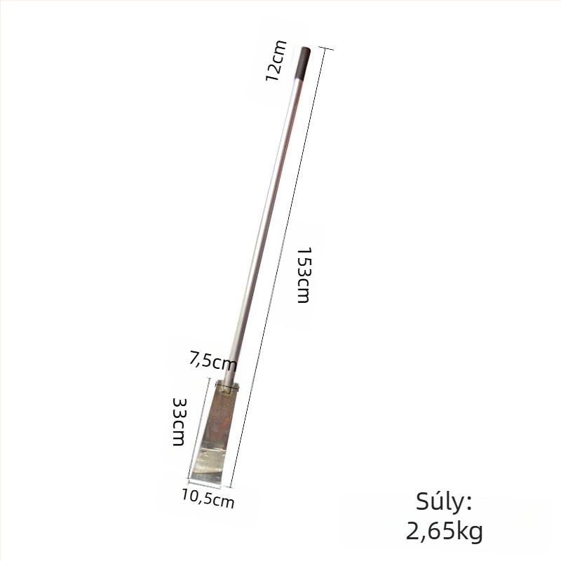 betonlapát mangánacél pengével és acél nyéllel, Extra Heavy +1 sorozat