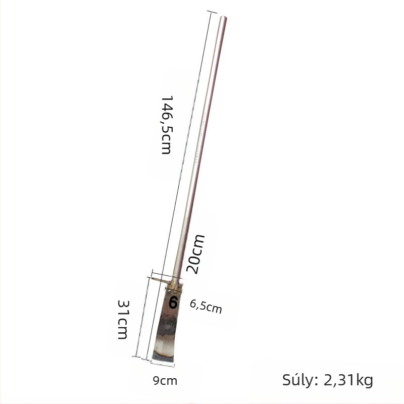 betonlapát mangánacél pengével és acél nyéllel, Extra Heavy +1 sorozat