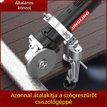 Univerzális tartó sarokcsiszolóhoz forgó rögzítéssel – tartó polírozóhoz/fúróhoz, Jingling acél
