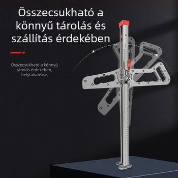 Pormentes gipszkarton vágó kés, magas pontosságú, rozsdamentes acélból, összecsukható