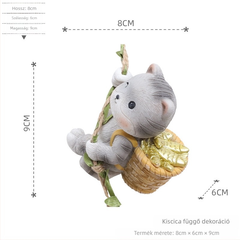 Gyanta allat kert dísz - kültéri lógó medál - Roogo/if