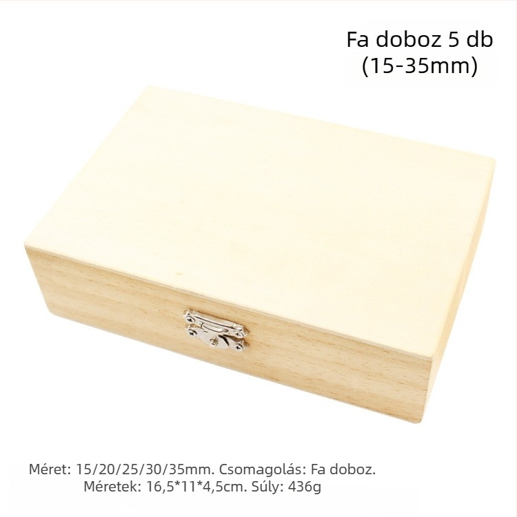 Hexagonális szárú fúró, fa- és műanyaghoz, ajtózsanér furatokhoz
