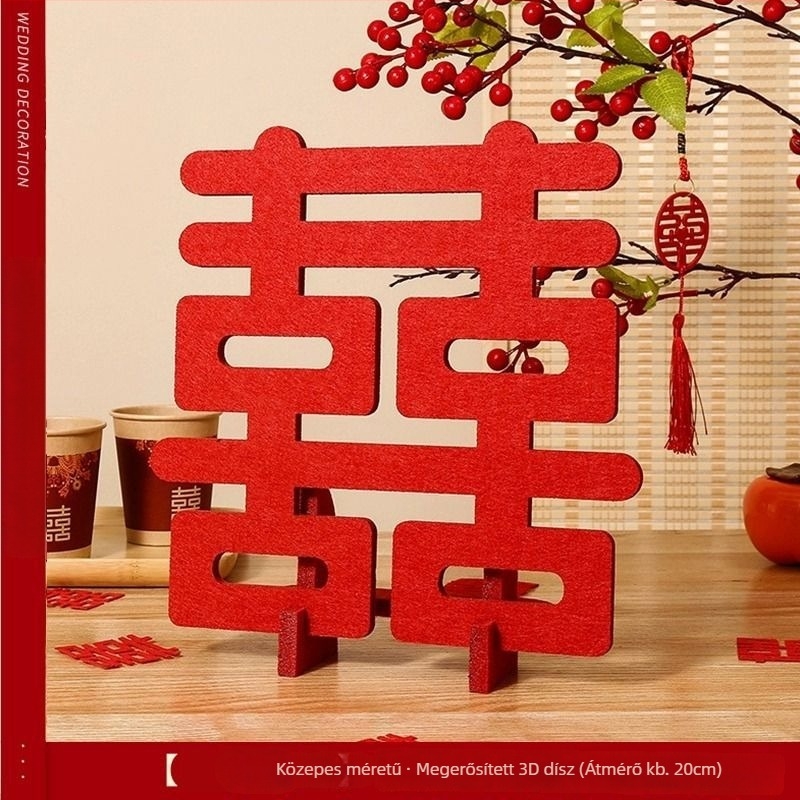 3D-s esküvői fa dísz friss házasoknak, kínai stílusú nappali dekoráció, születésnapi ajándék