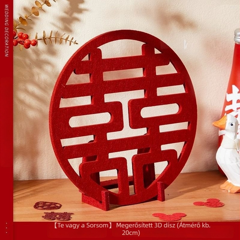 3D-s esküvői fa dísz friss házasoknak, kínai stílusú nappali dekoráció, születésnapi ajándék