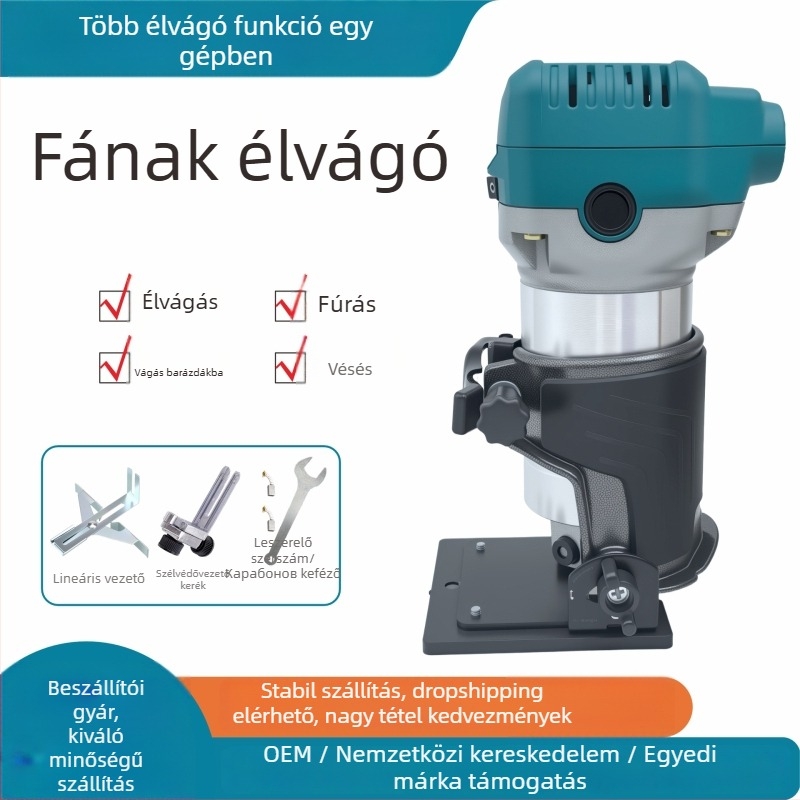 Bolime Többfunkciós Faipari Gép állítható sebességgel a marás, hornyolás és gravírozás számára, 220V-os csatlakozó, Series 3700, alkalmas Bakelit és alumínium-plasztik lemezekhez