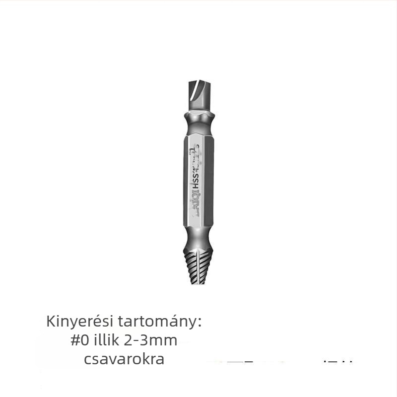 Univerzális csavar-kinyitó és menet eszköz: törött menet eltávolítása, menetvágó és menet eltávolító (Brand: Unique)