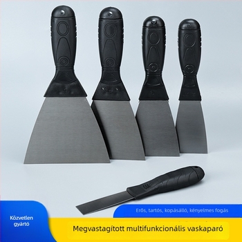 Declo glettkész, szénacél, megvastított, lapos típusú kés a falra festék leszedéséhez