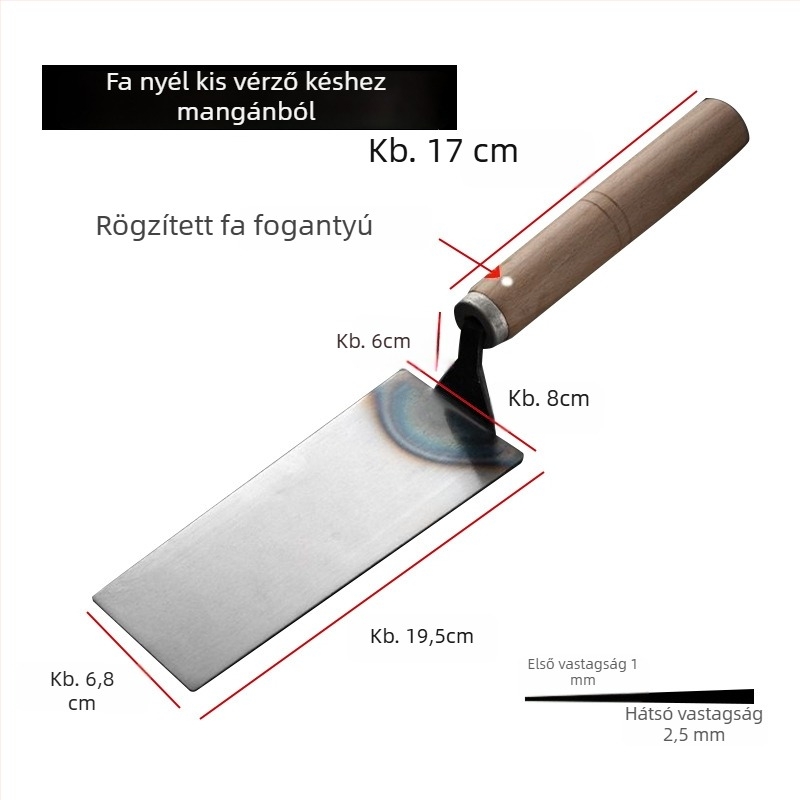 Egy darabos vakolókanál – megerősített falazó eszköz