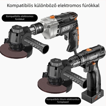 Fúróból sarokcsiszoló átalakító fej – szénacél, otthoni használatra