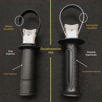 Elülső segédfogantyú ütvefúróhoz, nagysebességű acél, márka: Other