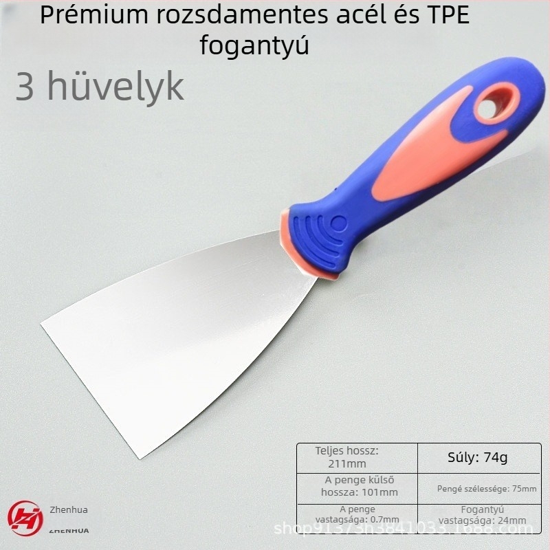 ABS fogású rozsdamentes acél tisztító kaparó penge – Modell Cleaning Scraper, háztartási, mezőgazdasági és kereskedelmi használatra