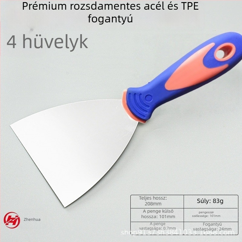 ABS fogású rozsdamentes acél tisztító kaparó penge – Modell Cleaning Scraper, háztartási, mezőgazdasági és kereskedelmi használatra