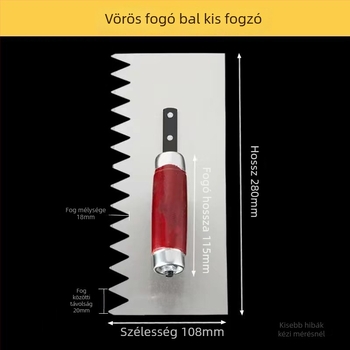 Qixinggang Lapos pengéjű glettelő kés - Acéllemez falak glettelésére és csiszolására