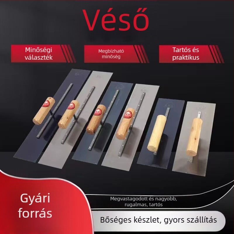Qixinggang Lapos pengéjű glettelő kés - Acéllemez falak glettelésére és csiszolására