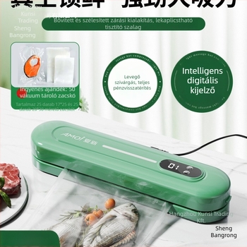 Vákuumzáró gép - teljesen automata, műanyag lezárás, modell 08888, háztartási célra, Sheng bangrong márka