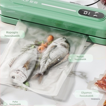 Vákuumzáró gép - teljesen automata, műanyag lezárás, modell 08888, háztartási célra, Sheng bangrong márka