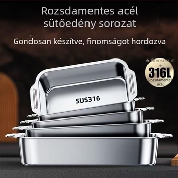 Élelmiszer-minőségű 316 rozsdamentes acél halas grilllap, négyzet alakú, összecsukható, elektroforezissel felületkezelt
