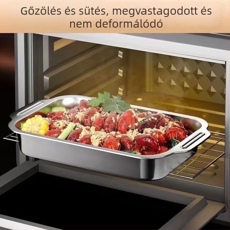 Élelmiszer-minőségű 316 rozsdamentes acél halas grilllap, négyzet alakú, összecsukható, elektroforezissel felületkezelt