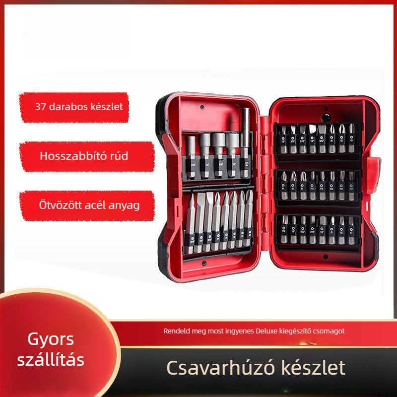 Elektromos csavarhúzó bit készlet, többfunkciós, króm-vanádium acél, Yisheng Hardware